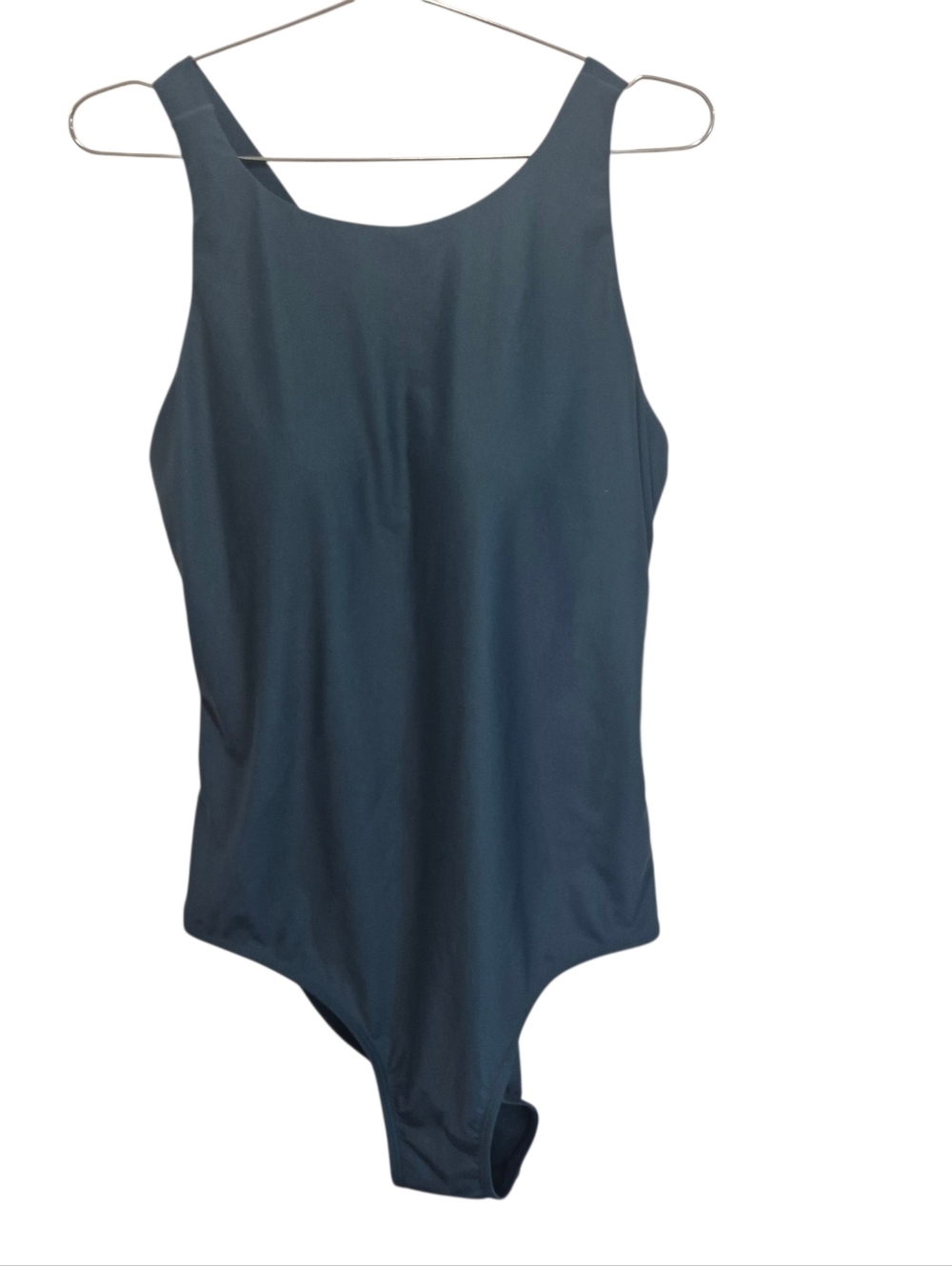 New Eddie Bauer Size XL One Piece Green Swimsuit Multi Strap NWT